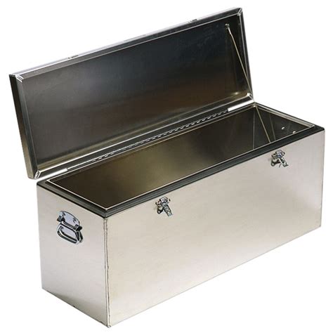 6x 4 metal box with hinged lids|metal utility box with lid.